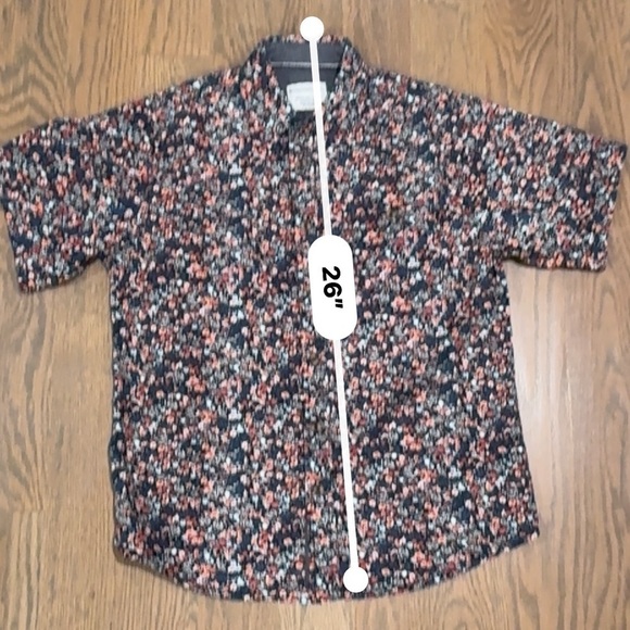 Distortion 100% Cotton button-down shirt Size Medium 10-12 Boy's G - Picture 8 of 9